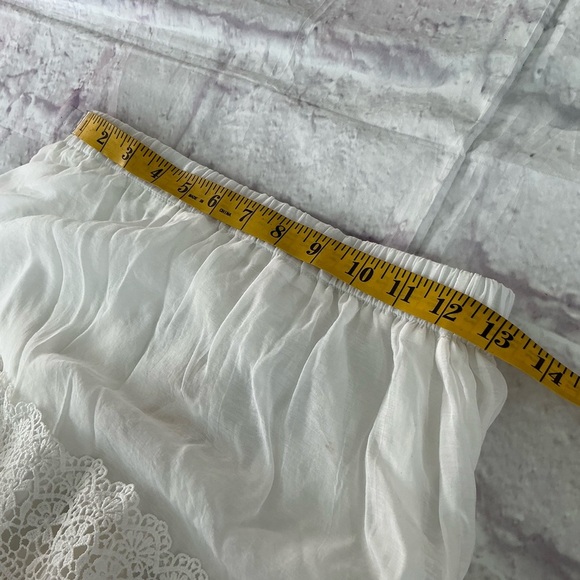 Boho Gypsy White Lace Maxi Skirt Size Small NWT - Picture 7 of 7